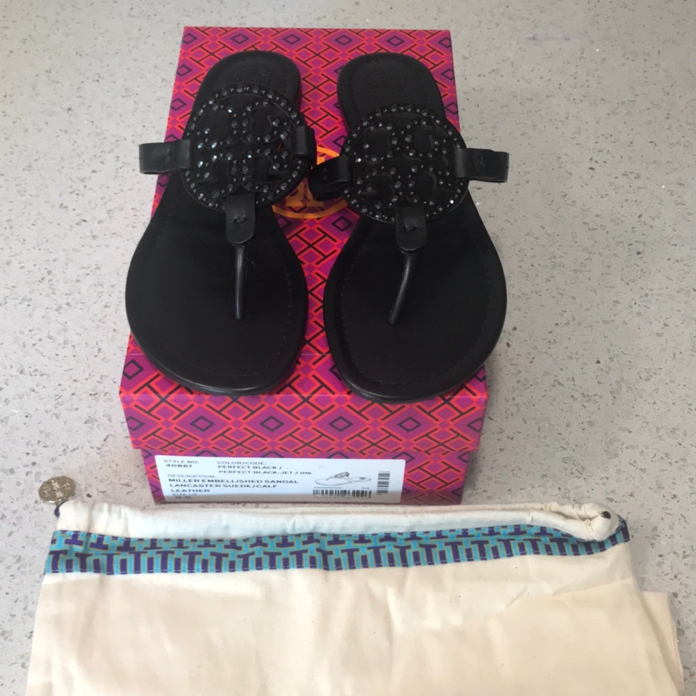 Tory Burch Miller embellished sandal